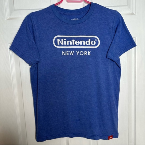 Nintendo New York T-Shirt Blue Size Extra Large - Picture 1 of 16